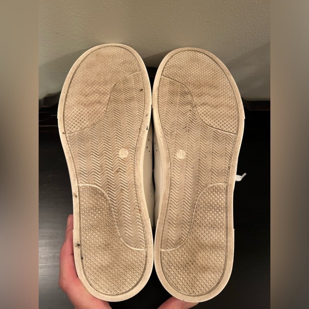 Steve Madden Rezume Sneakers, White Leather Upper Suede Accents Women's 9.5 - Picture 10 of 10